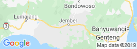 Jember map